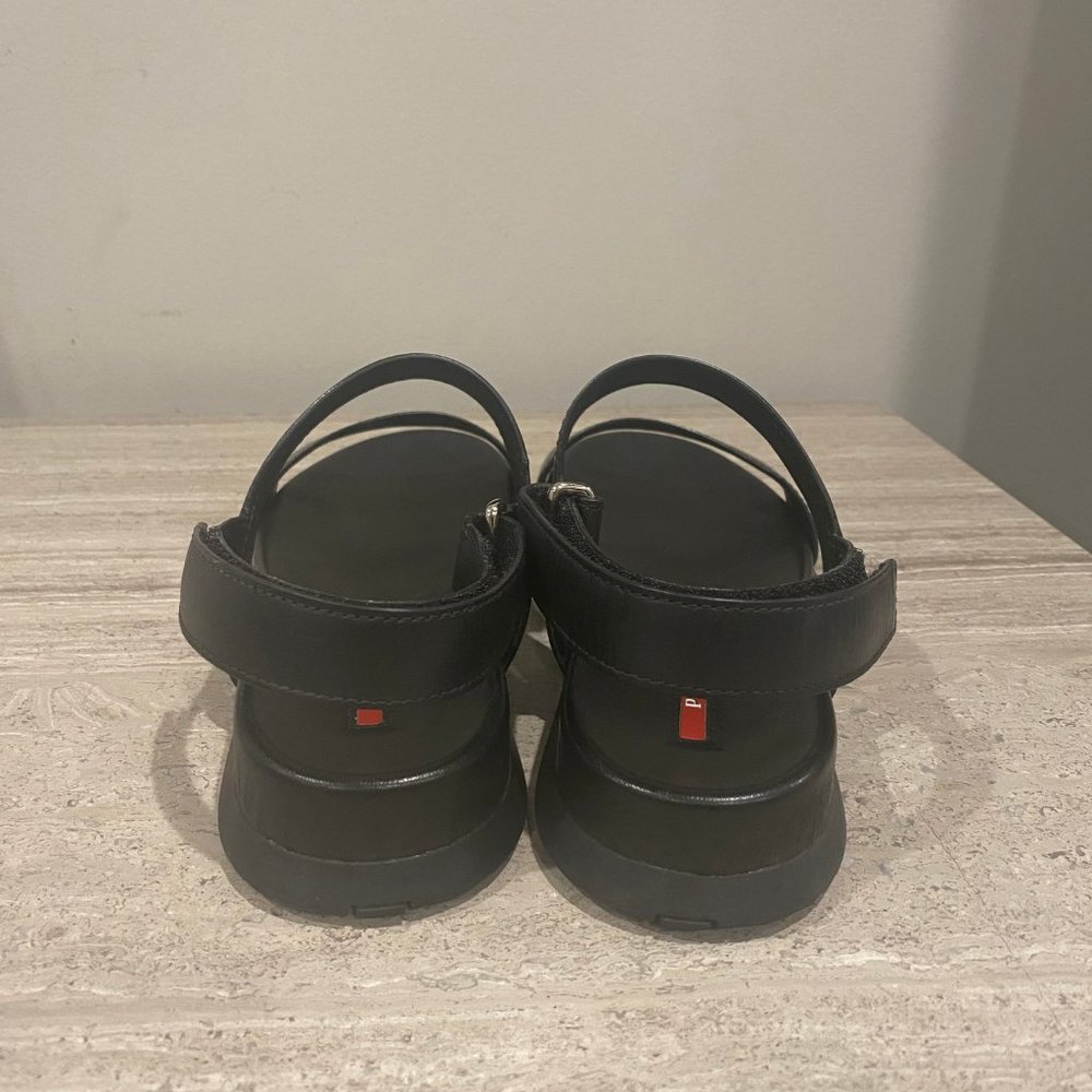 PRADA LEATHER SANDALS - Picture 5 of 6
